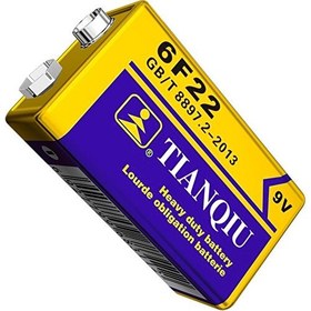 Resim Tianqiu Heavy Duty 6F22 9V Pil 