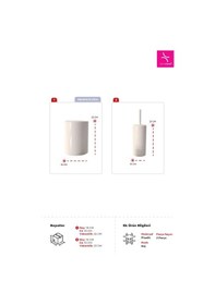 Resim Prima Nova Flores 2'li Banyo Seti - Bej Bej 