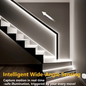 Resim LQHZMYB LED Hareket Sensörü Adım Işığı, Beyaz Neon Flex Şerit USB Arayüzü ile, 1-5 metre ayarlanabilir uzunluk, Merdiven, Koridor, Balkon, Düğün Dekoru, İç/Dış Mekan Kullanımı, Merdiven Aydınlatması | Modern Aydınlatma Tasarımı | Esnek Neon Flex Şerit, Merdiven Için LED Işıklar 