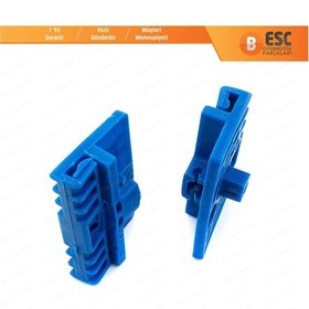 Resim Audi A3 96-03 A6 96-04 için 2 Adet Ön Kapılar Cam Kriko Klipsi N11.816 