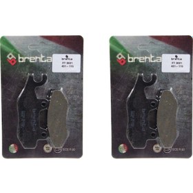 Resim Kawasaki Z 250 Ön Ve Arka Fren Balata Takım Brenta Br52 
