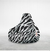 Resim Earmut-Magaza Earmut Damla Premium Zebra Desenli Armut Koltuk 