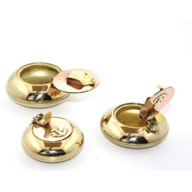 Resim PERİBOİA 3'lü Pirinç Küllük Seti 