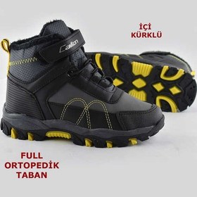 Resim Callion 918 Ortopedik Taban Çocuk Outdoor Bot Ayakkabı Bilekli Kü 
