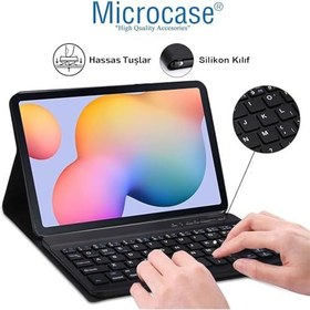 Resim Microcase Huawei MatePad SE 11 Tablet Uyumlu Bluetooth Klavyeli Standlı Kılıf - BKK4 