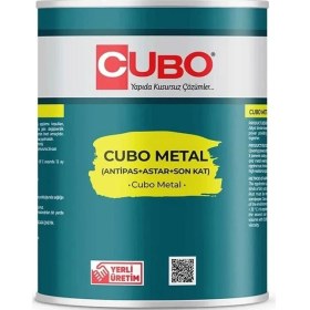 Resim Bfs Cubo Metal Pas Boyası Nefti Yeşil 0,75 Litre 