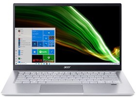 Resim Swift 3 SF314-43-R09W Ryzen7-5700U 16GB RAM 512GB SSD AMD Radeon 14'' Linux Gümüş Notebook 