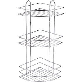 Resim Alz Banyo Small Üçlü 21*28*52 cm Köşelik Krom 