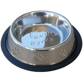 Resim Luxury Paws 96 Oz Çelik Köpek Mama Kabı 2800 ML 