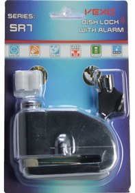 Resim Vexo Sr7 Alarmlı Disk Kilidi Grı N11.3283 