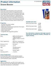 Resim Liqui Moly Benzin Oktan Artırıcı 200 ML 21280 