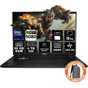 Resim Msı Stealth 18 Hx Aı Intel Core Ultra 9 275HX 96GB 4tb SSD RTX5080 16GB Freedos 18" Uhd+ 120Hz Taşınabilir Bilgisayar A2XWIG-021TR-A5 