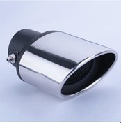 Resim Honmex Stahl Gümüş Akustik Motor Borusu Uç Takımı - Giriş 6cm/çıkış 7.5cm/toplam Uzunluk 15cm - Evrensel Araçlar İçin 