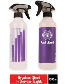 Resim Fast Liquid Profesyonel Başlıklı Kimyasala Dayanıklı Uygulama Şişesi 1000 ml 