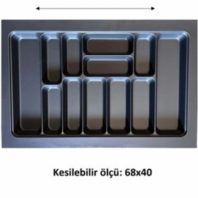 Resim Venüs Shopping Eco Lüx Modül Kaşıklık Antrasit 76x49 Cm -ACERO-20357 