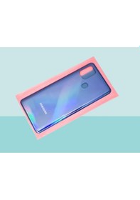 Resim Tkgz - Samsung Galaxy Uyumlu A21s A217 Arka Kapak Batarya Kapağı - Mavi Çok Renkli 