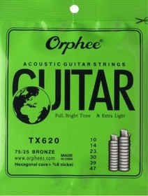 Resim Orphee TX620-C Akustik Gitar Teli 