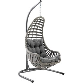 Resim Capri Swing Datça Bahçe Salıncağı | Tek Kişilik | Rattan Salıncak 