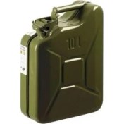 Resim Gelg Gelg Askeri Tip Metal Benzin Yakıt Bidonu 10 Lt Meridyendukkan 