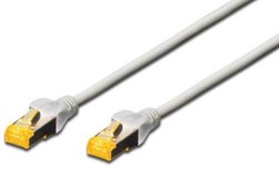 Resim DK-1644-A-030 Digitus CAT 6A S-FTP Patch Kablosu, LSZH, Cu, AWG 26/7, 3 metre, gri renk 