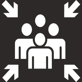 Resim İsg Tabelam 40x40cm/kompozit/Acil Toplanma Yeri Boyama Şablonu 