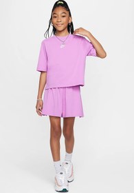 Resim Nike Sportswear Mor Kız Çocuk Kısa Kol T-Shirt 