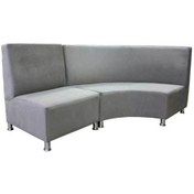 Resim Koltukstilim Oval Misafir Dükkan Cafe Bekleme Misafir Koltuğu Gri 