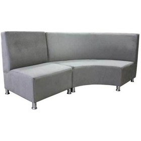 Resim Koltukstilim Oval Misafir Dükkan Cafe Bekleme Misafir Koltuğu Gri 