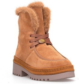 Resim Guja 25k433 Kadın Hakiki Deri Klasik Bot Camel Camel 