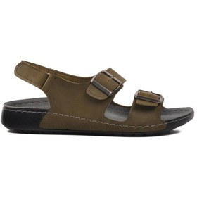 Resim Ayakmod 80-954 Yeşil Erkek Sandalet 001 
