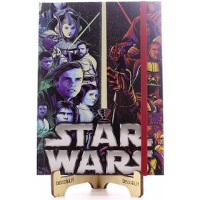 Resim Home Dekor Hediye Lastikli Çizgisiz Sert Kapak Star Wars Defter Hdh75 