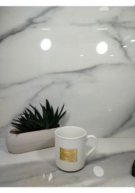 Resim Droit Gold Kupa - Beyaz - 385ml 