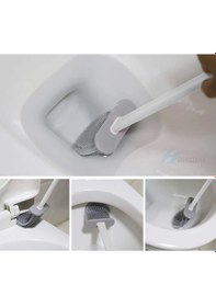 Resim Hijyenik Klozet Temizleme Silikonu Esnek Fırça 4832 