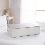 Resim Mega Boy Gri Çizgili Stuff & Things Baza Altı Hurç 74 X 46 X 22 Cm Ocean Home Textile