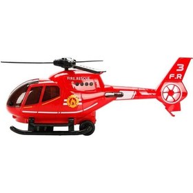 Resim Sesli Ve Işıklı Projeksiyonlu İtfaiye Helikopteri 30 Cm 