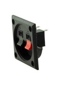 Resim Electroon İkili Hoparlör Terminali Kare 57X57MM - 100ADET 