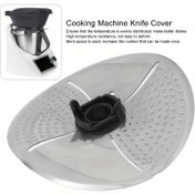 Resim 1 adet Thermomix TM31/5/6 Paslanmaz Çelik Bıçak Kılıfı, Yiyecek Güvenliği için Isıya Dayanıklı ve Yapışmaz Kaplamalı Mutfak Güvenlik Bıçak Koruyucu 