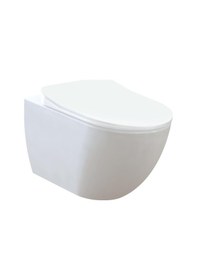 Resim Creavit Fe320 Asma Klozet ve Duck Yavaş Kapanır Klozet Kapağı Be 