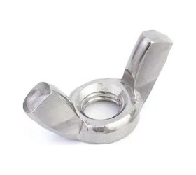 Resim Kelebek Somun M10 Mm - 10 Adet İnox Galvaniz Kaplama Dın 315 A2 - 