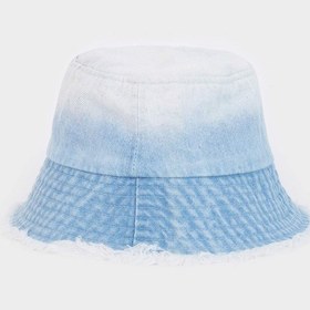 Resim DeFacto Kadın Etiket Baskılı Dokuma Beyzbol Basketbol Şapkası D9481AX25SMIN4 İndigo 