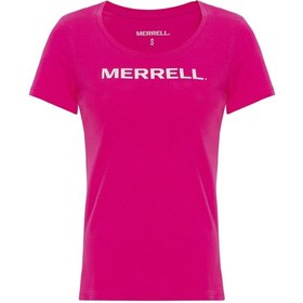 Resim Merrell Logo F Tee Kadın T-shırt Pembe Pembe 