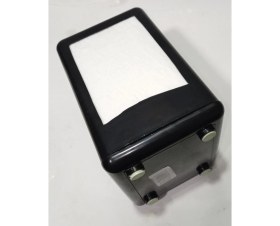 Resim Abnturk Masa Üstü Siyah Peçetelik Çift Taraflı Yaylı Peçete Dispanseri 4 Adet 