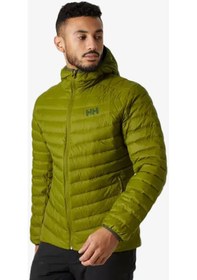 Resim Helly Hansen Verglas Kapişonlu Down İnsulator Erkek Yeşil Mont 63005-461 