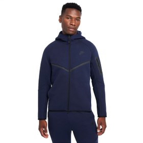 Resim Nike Tech Fleece Erkek Mavi Günlük Stil Sweatshirt HV0949-451 