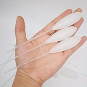 Resim 3 Adet Uzun Mesafe Atma Balıkçılık Yüzer Seti, 10/20/30/40/50g Anti-Tangle Line Yüzerleri, Beyaz PP Nehir Balıkçılığı Aksesuarları 