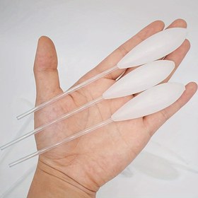 Resim 3 Adet Uzun Mesafe Atma Balıkçılık Yüzer Seti, 10/20/30/40/50g Anti-Tangle Line Yüzerleri, Beyaz PP Nehir Balıkçılığı Aksesuarları 