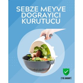 Resim Belle Fusion Bfs Süzgeçli Hazneye Sahip Çok Amaçlı Rende ve Dilimleyici 