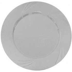 Resim Tabak Kristal 22,5 Cm Gümüş Pk:6 +3 