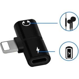 Resim Techmaster iPhone 7 8 Plus x Xr Xs 11 12 Pro Max Kulaklık Şarj Giriş Adaptör 