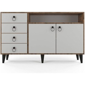 Resim Liva Konsol - Atlas Çam - Beyaz 